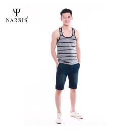 Thumbnail Áo Ba Lỗ Nam Narsis Thời Trang Form Dáng Chuẩn GYM Chất Cotton Êm Mềm Thoáng Mát 1