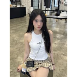 Thumbnail Áo Ba Lỗ Nữ tanktop ôm body sexy Trắng và Đen - Brand TSUN Chính Hãng - Cotton thun bo gân co giản 4