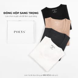 Thumbnail Áo Ba Lỗ Thun Gân POLYS Fullbox Form Body, Vải Cotton Gân Dày Dặn, Co Giãn Và Thấm Hút Tốt. Áo 3 Lỗ 2