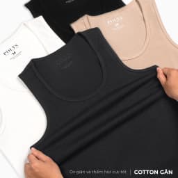 Thumbnail Áo Ba Lỗ Thun Gân POLYS Fullbox Form Body, Vải Cotton Gân Dày Dặn, Co Giãn Và Thấm Hút Tốt. Áo 3 Lỗ 4