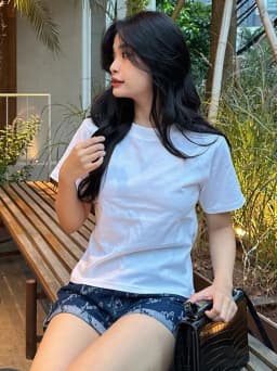 Thumbnail Áo baby tee trơn basic cổ tròn nhiều màu TiQi Jeans chất cotton co giãn 2 chiều AB-01 3