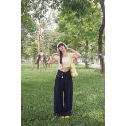 Thumbnail Áo babydoll tay phồng HYOMIN 2 tầng layer bèo bo chun eo - 𝐊𝐈𝐋𝐋 𝐒𝐘𝐒𝐓𝐄𝐌 2
