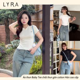 Thumbnail Áo Babytee LYRA Nơ Ngực Chất Co Giãn, Thoáng Mát, Nhiều Màu Dễ Phối Đồ - CSYAP0300 1