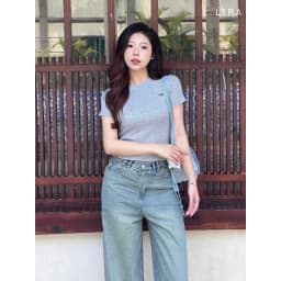 Thumbnail Áo Babytee LYRA Nơ Ngực Chất Co Giãn, Thoáng Mát, Nhiều Màu Dễ Phối Đồ - CSYAP0300 3