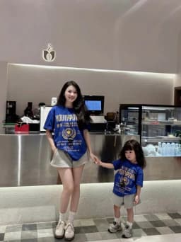 Thumbnail Áo Bé Gái Áo Mẹ Và Bé Áo Thun Gia Đình Áo Phông Cho Bé Chất Liệu Cotton Thấm Hút Mồ Hôi ABG24 2