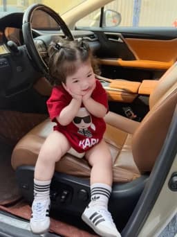 Thumbnail Áo Bé Gái Áo Thun Cho Bé Áo Cho Bé Unisex Bé Trai Bé Gái Áo Cotton Loại Một Babi mama ABG20 4