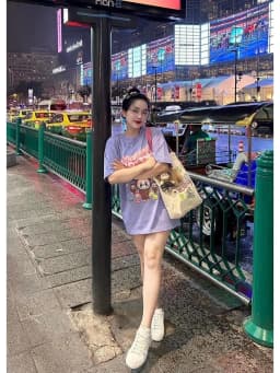 Thumbnail Áo Bé Gái Áo Thun Hình Labubu UNISEX Áo Cho Cả Gia Đình Áo Bé Gái, Áo Bé Trai Cotton Loại Một ABG11 2