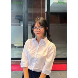 Thumbnail Áo bé gái sơmi đi học đồng phục học sinh cấp 1, 2, 3 3