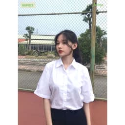 Thumbnail Áo bé gái sơmi đi học đồng phục học sinh cấp 1, 2, 3 4