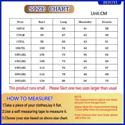 Thumbnail Áo blazer BEFOYI tay dài ôm dáng vừa vặn nhiều màu sắc tùy chọn size S-5XL thời trang Hàn Quốc cơ bản dành cho nam 4