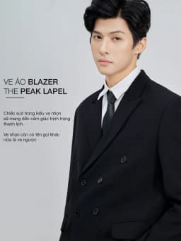 Thumbnail Áo Blazer Nam 6 Nút có Đệm Vai Thương Hiệu JBAGY - 4 lớp chất lượng cao - JK0104 2