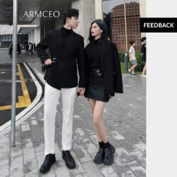 Thumbnail Áo blazer nam cao cấp  ARMCEO LUX đai cài, có đệm vai, form tôn dáng chuẩn Hàn Quốc -ARK01 2