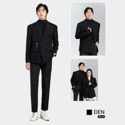 Thumbnail Áo blazer nam cao cấp  ARMCEO LUX đai cài, có đệm vai, form tôn dáng chuẩn Hàn Quốc -ARK01 4