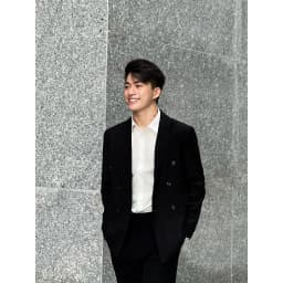 Thumbnail Áo blazer nam nữ ARMCEO 6 khuy form dáng chuẩn Hàn Quốc vải cotton hàn -B03 2