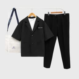 Thumbnail Áo Blazer Nam Tay Lỡ MANDO Form Rộng Kiểu Dáng Thời Trang Hàn Quốc Basic Họa Tiết Thêu Would You AVH002 4