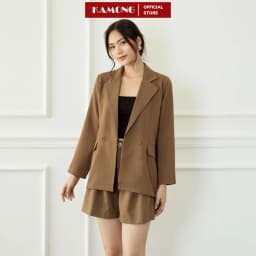 Thumbnail Áo blazer nữ tay dài KAMONG phong cách công sở. 3