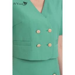 Thumbnail Áo blazer Tuysi cổ V nữ IVY moda MS 61M8395 3