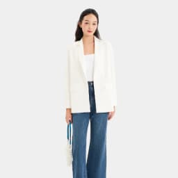 Thumbnail Áo Blazer/Khoác Nữ MARC FASHION Form Cơ Bản Tay Dài 2 Túi - CBMH042124 4