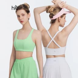 Thumbnail Áo Bra Tập Yoga Gym Hibi Sports BA516 Kiểu 2 Dây Đan Chéo, Kèm Mút Ngực 2
