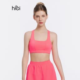 Thumbnail Áo Bra Tập Yoga Gym Hibi Sports BA516 Kiểu 2 Dây Đan Chéo, Kèm Mút Ngực 4