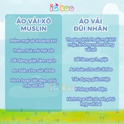 Thumbnail Áo Choàng Chống Nắng Xô Muslin IQKAO Cho Bé 0-3 Tuổi Kèm Kính Chống Bụi, Thoáng Mát, Đa Năng 4 Mùa (3-14kg) 1