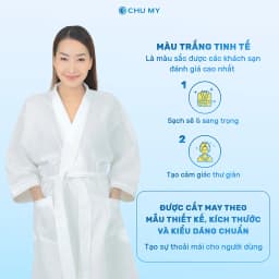 Thumbnail Áo choàng tắm khách sạn vải tổ ong CVC 3