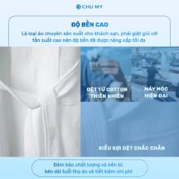 Thumbnail Áo choàng tắm khách sạn vải tổ ong CVC 4