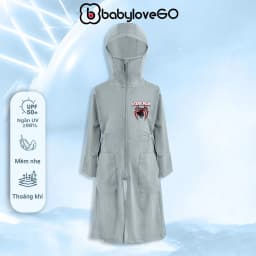Thumbnail Áo chống nắng bé trai BabyloveGO áo choàng dài chống nắng toàn thân vải thông hơi tản nhiệt chống tia UV 3
