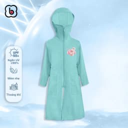 Thumbnail Áo chống nắng cho bé BabyloveGO áo choàng dài chống nắng toàn thân vải thông hơi tản nhiệt chống tia UV 2