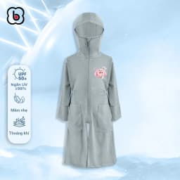 Thumbnail Áo chống nắng cho bé BabyloveGO áo choàng dài chống nắng toàn thân vải thông hơi tản nhiệt chống tia UV 3