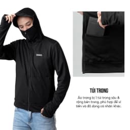 Thumbnail Áo chống nắng nam ELNIDO 2 lớp dày dặn, thoáng mát,co giãn tốt,thoải mái ED012 3