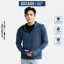 Thumbnail Áo Chống Nắng Nam GUZADO Vải Extracool Co Giãn, Làm Mát, Chống Tia UV Vượt Trội GCN 1