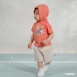 Thumbnail Áo cộc tay có mũ Olympia cho bé trai 1