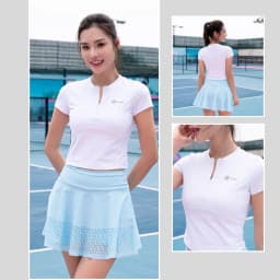 Thumbnail Áo Croptop Chơi Thể Thao LV25N01F109, Áo Croptop Có Tay Form Ôm Body Có Mút Ngực Tháo Rời; Áo Tập Gym Tập Yoga Livan 4