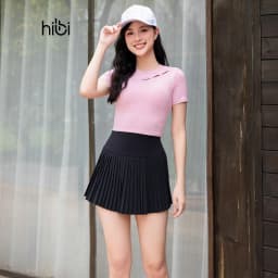 Thumbnail Áo croptop tập yoga gym Hibi Sports CR826, kèm mút ngực, phù hợp chơi pickleball tennis 2