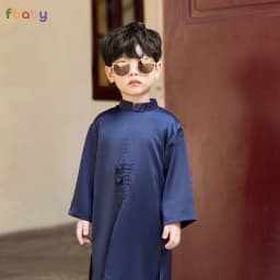 Thumbnail Áo Dài Bé Trai Bé Gái Xẻ Tà 2 Khuy Fbaby Mặc Lễ Tết, Đi Chơi Thiết Kế Mềm Mại Cao Cấp An Toàn Cho Bé Small Gift Big Love 4