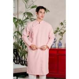 Thumbnail Áo Dài Nam Ngũ Thân Truyền Thống Form Rộng Cúc Bọc Thương Hiệu Mr Twins 2