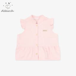 Thumbnail Áo gile cotton tay bèo cho bé gái ABBIEOH phong cách vintage cách điệu 0-3 tuổi GL691 GL671 3