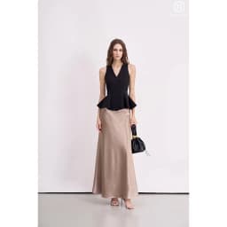 Thumbnail Áo gile peplum nút hoa nổi MOLLYNISTA thiết kế quyến rũ thanh lịch nữ tính cao cấp 4