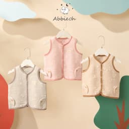 Thumbnail Áo gile trần bông cho bé AbbieOh basic hoạ tiết động vật túi sườn đáng yêu 0-3Y GL462 GL383 GL668 3