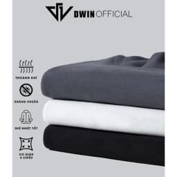 Thumbnail Áo giữ nhiệt nam dài tay Dwin chất lông thỏ thun cao cổ co giãn lót nỉ 2 mặt local brand 2.0 4