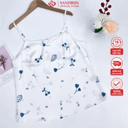 Thumbnail Áo Hai Dây SANDBOX Lụa Latin Cao Cấp Mềm Mịn, Thanh Lịch Mặc Nhà, Mặc Trong Áo Vest, Blazer 3
