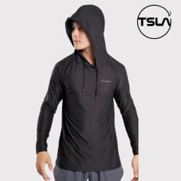 Thumbnail Áo Hoodie dài tay nam TSLA chất vải mát nhẹ kháng khuẩn chống uv thể thao bigsize oversize TSO2020 1