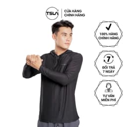Thumbnail Áo Hoodie dài tay nam TSLA chất vải mát nhẹ kháng khuẩn chống uv thể thao bigsize oversize TSO2020 2