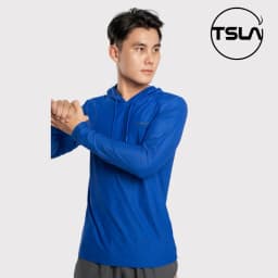 Thumbnail Áo Hoodie dài tay nam TSLA chất vải mát nhẹ kháng khuẩn chống uv thể thao bigsize oversize TSO2020 4