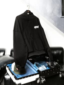 Thumbnail Áo Hoodie Fullzip SLY Solid màu đen 3