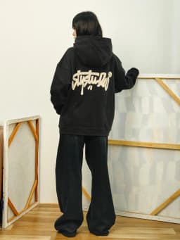 Thumbnail Áo Hoodie Fullzip SLY Solid màu đen 4