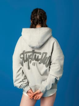 Thumbnail Áo Hoodie Nỉ Chân Cua Fullzip SLY Solid màu xám tiêu 4