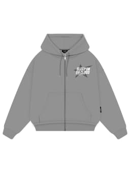 Thumbnail Áo hoodie zip boxy nam local brand Cloudzy hoodie nỉ bông nữ unisex form rộng basic mũ siêu to CLOSE 4