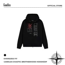 Thumbnail Áo Hoodiezip Candles Chaotic Brotherhood Oversized Fit Unisex 1